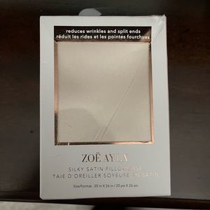 ZOE AYLA Satin Pillow Case in Champagne NEW